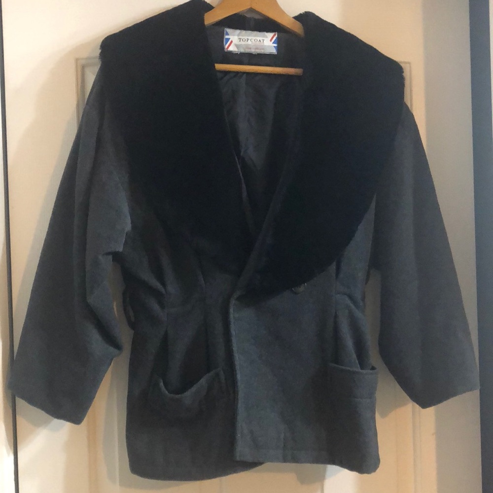 Top Coat Exclusive Fur Trim Women’s Small Jacket
